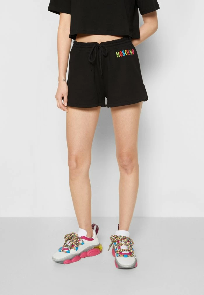 MOSCHINO LOGO - Shorts - Black 3 MOSCHINO LOGO - Shorts - Black - Image 3