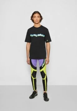 MOSCHINO TROUSERS - Tracksuit Bottoms - Black/purple/yellow -MOSCHINO SHOP 161ce7bf910b4defa120c50b92182da7