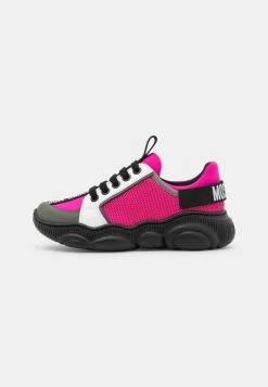 MOSCHINO Trainers - Black/fuxia
