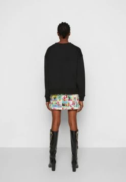 MOSCHINO TEDDY - Sweatshirt - Black -MOSCHINO SHOP 1630a8f0394949e996f0b2a61ac53094