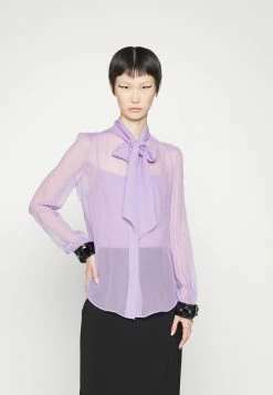 MOSCHINO BONDAGE BUCKLE - Button-down Blouse - Fantasy Violet 11 MOSCHINO BONDAGE BUCKLE - Button-down Blouse - Fantasy Violet -MOSCHINO SHOP 16645466570a4e638da9779702cef2aa
