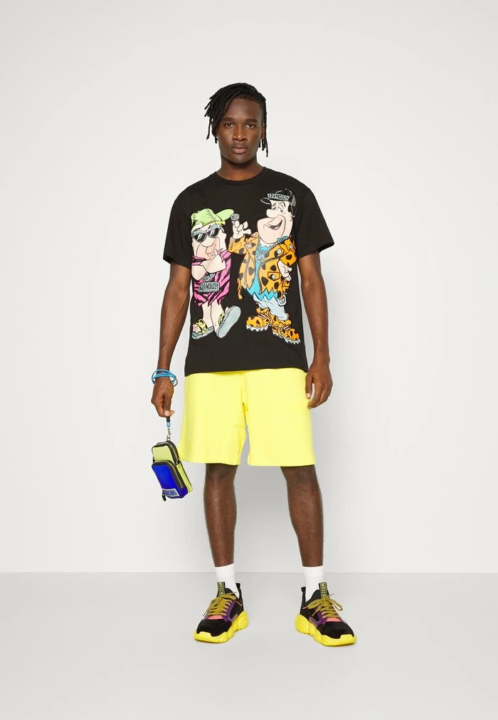 MOSCHINO UNISEX - Print T-shirt - Fantasy Black 2 MOSCHINO UNISEX - Print T-shirt - Fantasy Black - Image 2