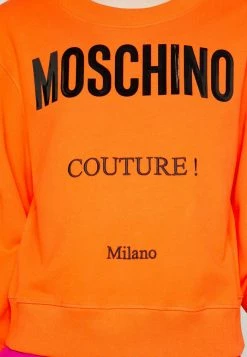 MOSCHINO VINYL COUTURE MILANO - Sweatshirt - Fantasy Red -MOSCHINO SHOP 16998b3cdd3441feba0e1bdfe77a9e4d