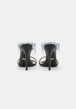 MOSCHINO Heeled Mules - Nero -MOSCHINO SHOP 17c18b365f414094aac87a124b18f069