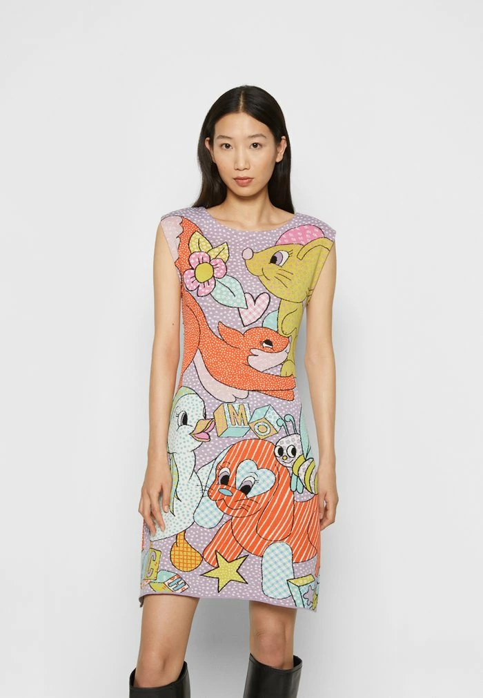 MOSCHINO COUTURE MENAGERIE - Jumper Dress - Multi-coloured 3 MOSCHINO COUTURE MENAGERIE - Jumper Dress - Multi-coloured - Image 3