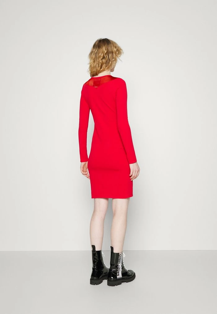 MOSCHINO DRESS - Jumper Dress - Fantasy Red 3 MOSCHINO DRESS - Jumper Dress - Fantasy Red - Image 3