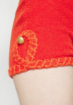 MOSCHINO MILITARY DETAILS - Shorts - Orange -MOSCHINO SHOP 1928fae5cad74c9d90725242f94c74cf