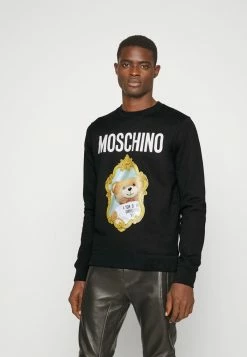 MOSCHINO MIRROR TEDDY BEAR - Sweatshirt - Fantasy Black