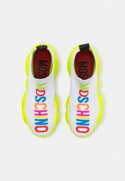 MOSCHINO High-top Trainers - White/multicolor -MOSCHINO SHOP 19aba04cd5a14067bcddc5b763ac76c6