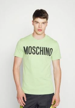 MOSCHINO Print T-shirt - Green -MOSCHINO SHOP 19cff49b33044db888195bdcc8404dd1