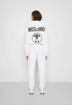 MOSCHINO TROUSERS - Tracksuit Bottoms - White -MOSCHINO SHOP 1b325229a7254f78a516673a486019d0
