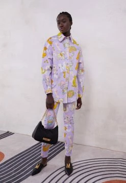 MOSCHINO LOGO CIRCUS - Button-down Blouse - Fantasy Violet