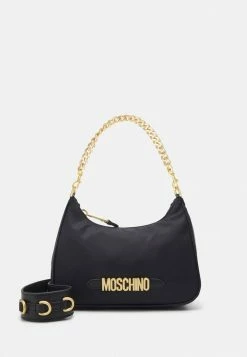 MOSCHINO LETTERING SHOULDER BAG - Handbag - Fantasy Black