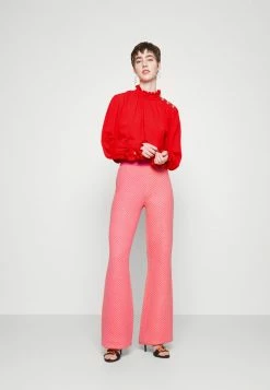 MOSCHINO TEDDY BUTTONS - Blouse - Red -MOSCHINO SHOP 1dd18a8d9745431db172cd575ce7506f