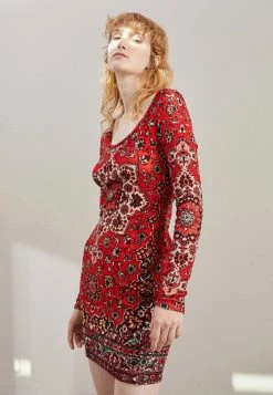 MOSCHINO DRESS - Shift Dress - Red