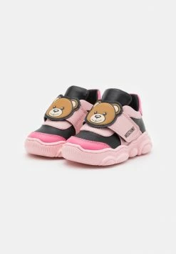 Alternative view of MOSCHINO TEDDY SOLE STRAP BEAR PATCH - Trainers - Pink/black