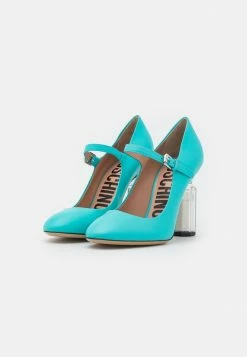 MOSCHINO Classic Heels - Turquoise 9 MOSCHINO Classic Heels - Turquoise -MOSCHINO SHOP 1e3220427f644ede9c45285d676110d5