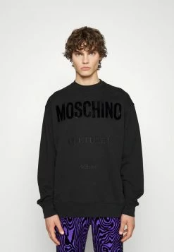 MOSCHINO Sweatshirt - Black -MOSCHINO SHOP 1f1a70e5608149b6973f87d3afe3b1cc