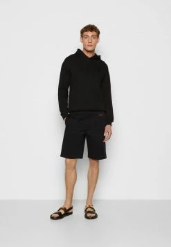 MOSCHINO TROUSERS - Shorts - Black -MOSCHINO SHOP 1f32118cbd9440029b4117cf6d85a0b8