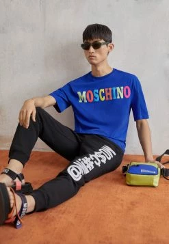 MOSCHINO Print T-shirt - Fantasy Light Blue