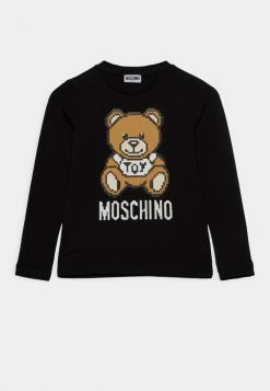MOSCHINO ADDITION UNISEX - Long Sleeved Top - Black