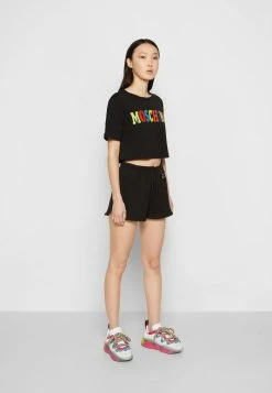 MOSCHINO LOGO - Shorts - Black 11 MOSCHINO LOGO - Shorts - Black -MOSCHINO SHOP 20b84aa07de74ef0a900abb4d9a0b30a