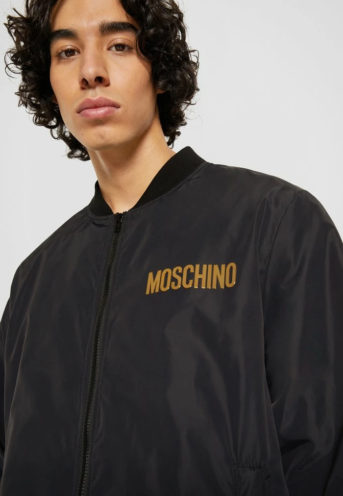 MOSCHINO LONG JACKET - Bomber Jacket - Black 7 MOSCHINO LONG JACKET - Bomber Jacket - Black - Image 7