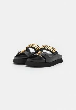 MOSCHINO Mules - Nero -MOSCHINO SHOP 21964497746b42a9ac27ea5fd7fe3f65