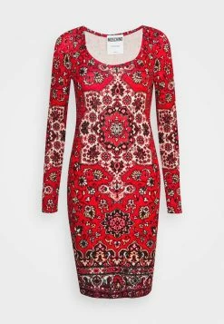 MOSCHINO DRESS - Shift Dress - Red -MOSCHINO SHOP 21ad4d32a6c54004bebe5b450e43891a
