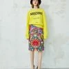 MOSCHINO INSTITUTIONAL LOGOS - Sweatshirt - Fantasy Yellow
