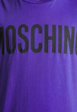 MOSCHINO Print T-shirt - Blue -MOSCHINO SHOP 2302757b0c774084a17e3fd1eba135a0