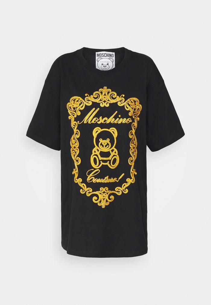 MOSCHINO EMBROIDERY BEAR - Print T-shirt - Fantasy Black 6 MOSCHINO EMBROIDERY BEAR - Print T-shirt - Fantasy Black - Image 6