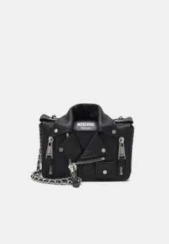 MOSCHINO BIKER BAG SHOULDER BAG - Handbag - Black