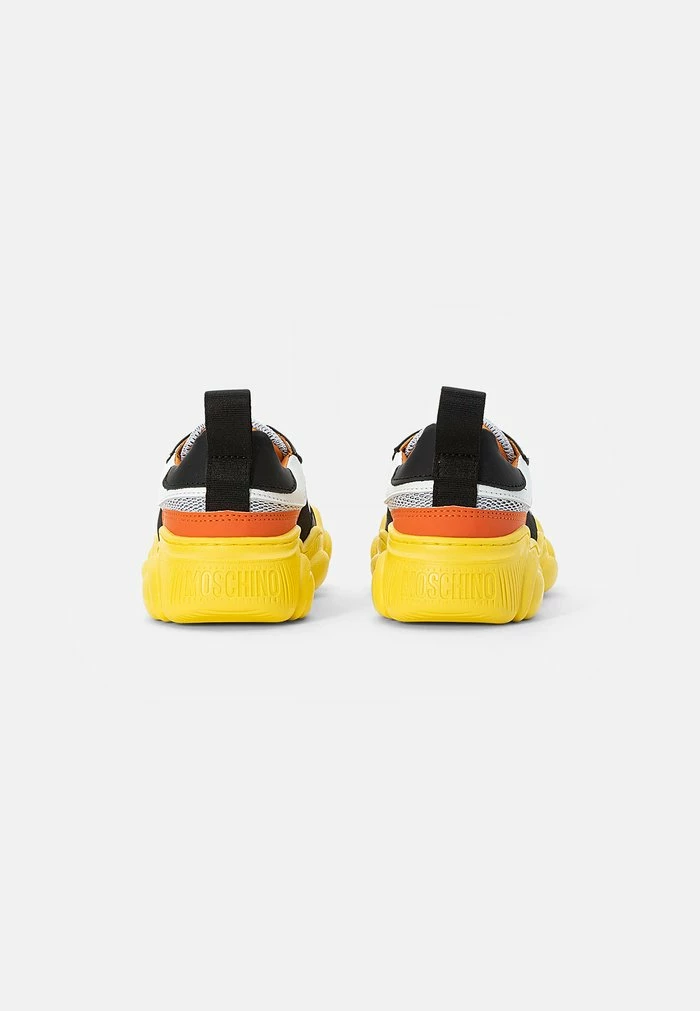 MOSCHINO UNISEX - Trainers - White/black/orange/white 3 MOSCHINO UNISEX - Trainers - White/black/orange/white - Image 3