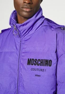 MOSCHINO LONG JACKET - Light Jacket - Blue -MOSCHINO SHOP 2466a9e0c2be494c81743cc2f5f97682