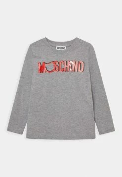 MOSCHINO UNISEX - Long Sleeved Top - Melange Grey