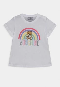 MOSCHINO ADDITION UNISEX - Print T-shirt - Optical White
