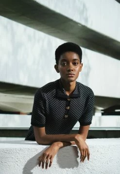 MOSCHINO TEDDY BUTTONS - Jumper Dress - Black