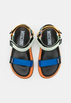 MOSCHINO Sandals - Multi-coloured/orange 9 MOSCHINO Sandals - Multi-coloured/orange -MOSCHINO SHOP 25fdf2571d7b46febbf28864318f8a2b
