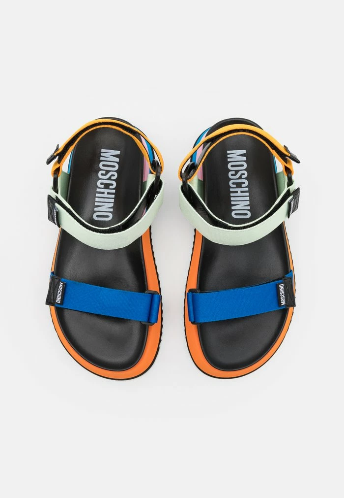 MOSCHINO Sandals - Multi-coloured/orange 4 MOSCHINO Sandals - Multi-coloured/orange - Image 4