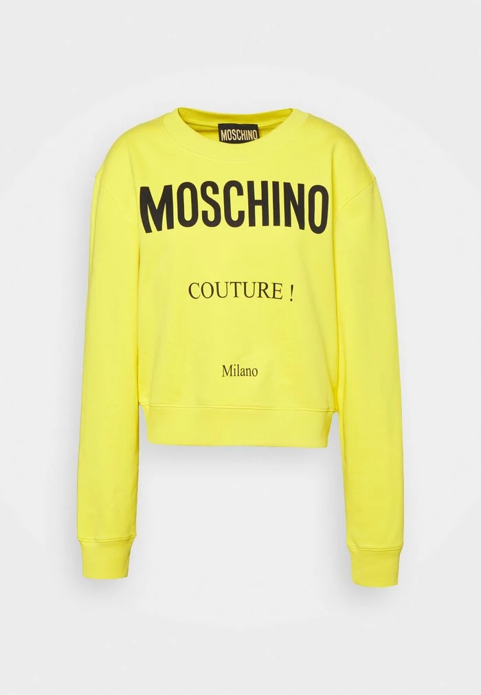 MOSCHINO INSTITUTIONAL LOGOS - Sweatshirt - Fantasy Yellow 2 MOSCHINO INSTITUTIONAL LOGOS - Sweatshirt - Fantasy Yellow - Image 2