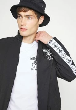 MOSCHINO OUTERWEAR - Training Jacket - Black -MOSCHINO SHOP 26ebba8c106e421695d9682016400aa7