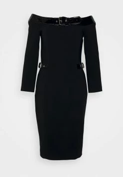 MOSCHINO BONDAGE BUCKLE - Shift Dress - Black 16 MOSCHINO BONDAGE BUCKLE - Shift Dress - Black -MOSCHINO SHOP 271f7ffc6a904275a7f9b650d1e9de48