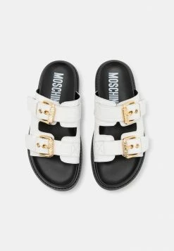 MOSCHINO BUCKLE - Mules - Bianco 9 MOSCHINO BUCKLE - Mules - Bianco -MOSCHINO SHOP 2984085ce0f04be68342325b3b519418