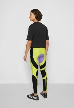 MOSCHINO TROUSERS - Tracksuit Bottoms - Black/purple/yellow -MOSCHINO SHOP 29cb1ee0c1534c4bb25c234517bc6d05