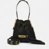 MOSCHINO LETTERING SHOULDER BAG - Handbag - Black