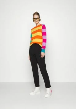 MOSCHINO COLOR BLOCK - Jumper - Yellow/orange/purple -MOSCHINO SHOP 2b9e09798ddd484b8b531c5d5eaa0360