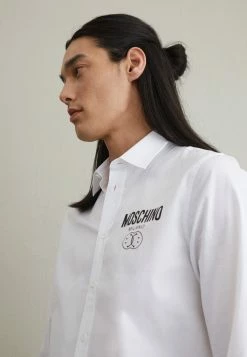 MOSCHINO Shirt - Fantasy White -MOSCHINO SHOP 2be94f772fac41b0a27c8e3557dbffc5