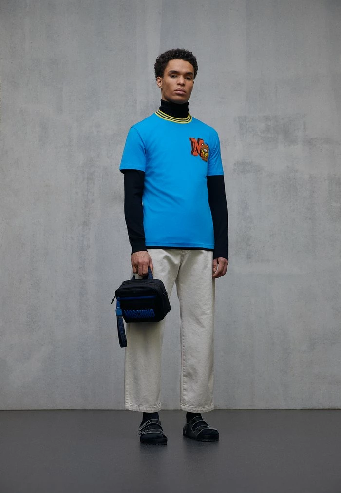 MOSCHINO Print T-shirt - Light Blue 1 MOSCHINO Print T-shirt - Light Blue