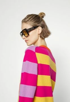 MOSCHINO COLOR BLOCK - Jumper - Yellow/orange/purple -MOSCHINO SHOP 2c49ddd46be34f51bac22d6b9c9194fd